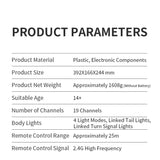 1/18 Plastic 6X4 Remote Control Tractor Truck SC 770S 1501 RWD RC Lorry Vehicle Light Sound RTR Model Toys for Adults