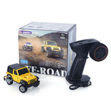 2.4G 1/36 Remote Control Rock Crawler RC Off Road Car 4*4 RTR Model Vehicle Light Battery Radio Mini Toy for Children Gifts