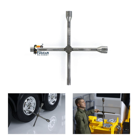 JDM-213 Metall-Kreuzschlitz 2,0/2,5/3,5/4,0 mm für DIY-Modell im Maßstab 1/14 RC-Lkw-Baggerlader