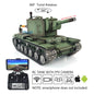 Henglong 1/16 TK7.0 Profession Soviet KV-2 Gigant 3949 RTR RC Tank BB IR 360 Degrees Turret Barrel Recoil Metal Gearbox Track Sprockets Idlers Road Wheels