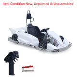 1/10 Plastic RC Go-Kart JDM 298B KIT Radio Controlled Electric Racing Car Unlimited Retrofit DIY Model for Adult Advanced Player