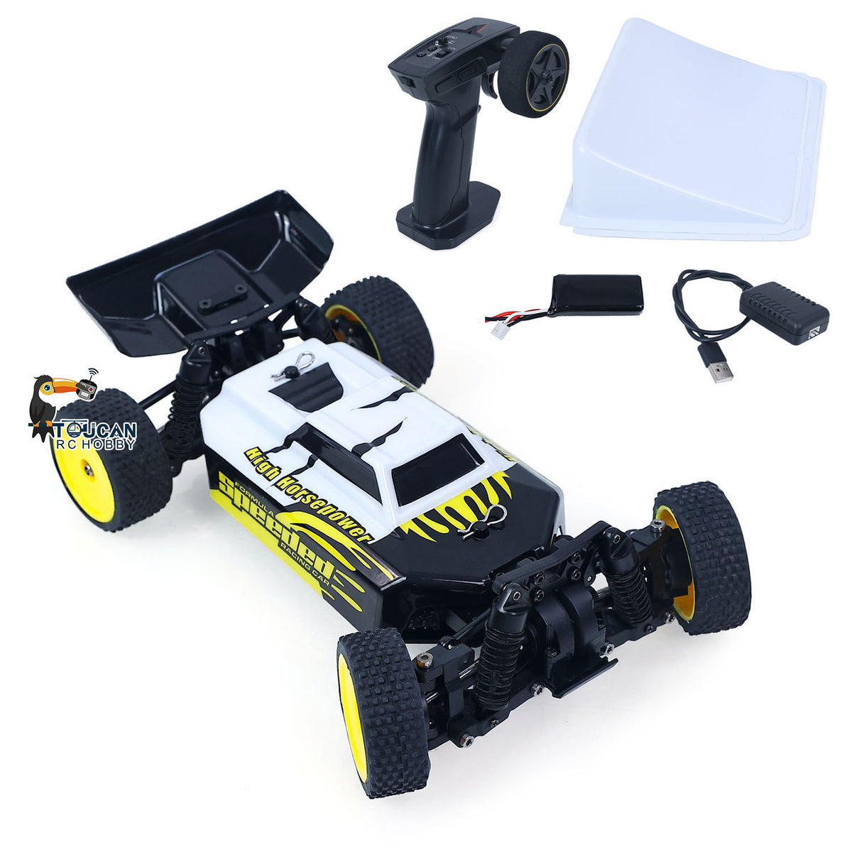 TOUCAN RC HOBBY RTR 1/24 Electric Remote Control Off Road Car Model 2401B 30KM/H High Speed Mini RC Vehicle Battery Gift For Adult Collection