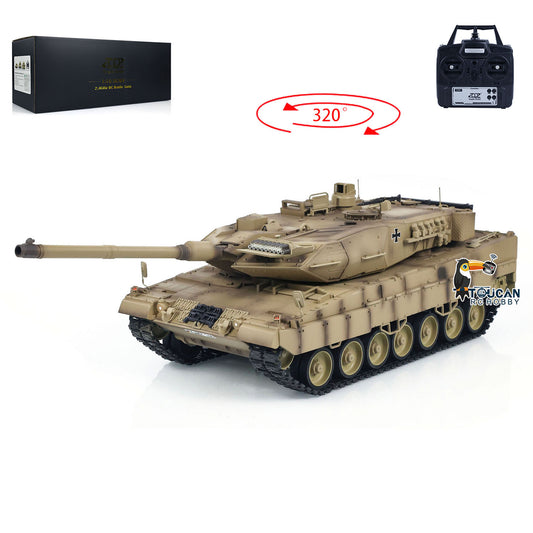 Tongde Modell Spielzeug 1/16 RC Infrarot Battle BB Tank Leopard2A7 Barrel Rückstoß Elektrische Militärpanzer