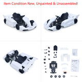 JDM 298B 1/10 Plastic RC Go-Kart DIY Model Radio Controlled Electric Racing Vehicle Unlimited Retrofit for Advanced Player