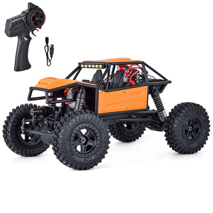 Metall Kunststoff 1/18 RC Off Road Auto 4*4 Fernbedienung Rock Crawler 370 Motor ESC Schutz Lenkung Servo Batterie Modell Spielzeug
