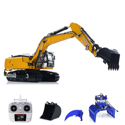TOUCAN RC HOBBY MTM 946 1/14 RC Hydraulic Excavator Engineering Vehicle Metal Bucket Ripper T12D Remote Controller 5-way Valves for Model Enthusiasts