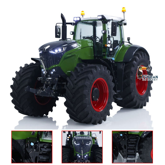 TOUCAN RC HOBBY 4WD Brand New LESU AOUE 1050 1/14 Metal Hydraulic RC Tractor Radio Control Vehicle Light Sound 4X4 Emulated Agricultural Car Hobby Models