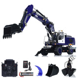 MTM 946-3 Metal 1/14 RC Hydraulic Excavator Radio Control Digger 8-ways Reserving Valves for Model Enthusiasts