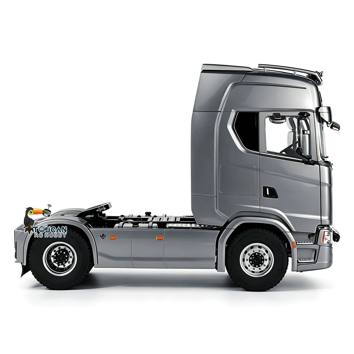 TOUCAN RC HOBBY MD 770S 1/14 4x4 Metal RC Tractor 2Speed Gearbox Differential Locks RC Lorry Car ST8 Radio Lights Sounds Battery Charger RTR Model