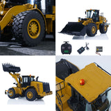 K966 KABOLITE 2.4G Remote Control 1/16 Hydraulic RC Loader Electric Car Model 7500mAh Battery Radio Construction Vehicle