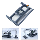 Rotating Light LED Lamp Engineering Light Spotlight Cabin Rear Roof Guard for 1/14 RC Hydraulic Excavator 914 Digger Model Parts