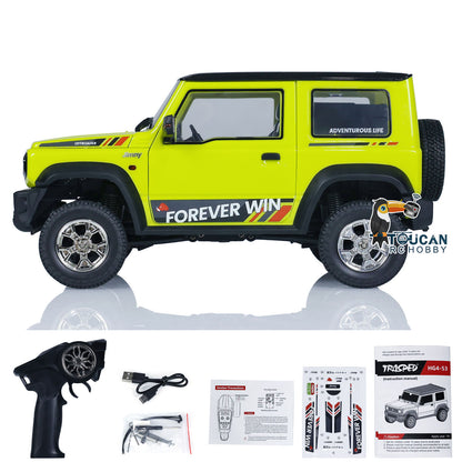 HG 1/16 4x3 RC Geländewagen Elektro Ferngesteuertes Crawler Kletterauto Sound Licht Rauch Lackiert Zusammengebaut 