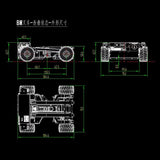 Super Frog Metal 1/14 Remote Control Hydraulic Truck Mounted Forklift BM214 5 Way Valves Light System Sound Frsky X14 Radio