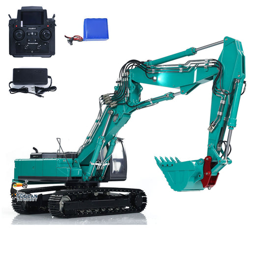 TOUCAN RC HOBBY Kabolite K350-200 1/14 Metal Hydraulic Excavator Remote Control Digger 7-way Reversing Valve Brushless Motor for Vehicle Enthusiasts