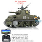 Henglong 1/16 TK7.0 USA M4A3 Sherman 3898 RTR RC Tank FPV Barrel Recoil 360 Degrees Turret BB IR Smoke Metal Tracks Sprockets Idlers Wheels