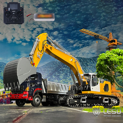 TOUCAN RC HOBBY LESU 1/14 Metal Painted RC HydraulicExcavator LR945 PL18EV Lite RTR Remote Controlled Engineering Construction Vehicle