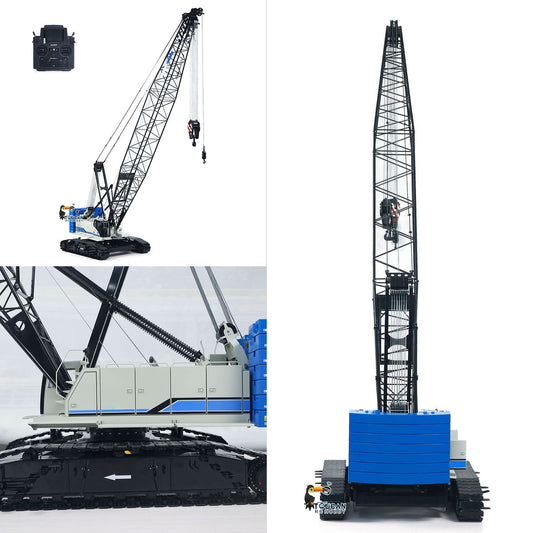 TOUCAN RC HOBBY CUT C1200 Metal 1/14 RC Hydraulic Crawler Crane Construction Truck Flysky PL18 LITE Radio Brushless Motor Light Sound Battery for RC Collector