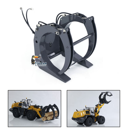 Metalleimer WoodGrabber Gabel für 1/14 580 XDRC RC Hydraulische Lader Auto Bau Fahrzeug Modell DIY WA580 Teil Zubehör 