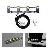 5V LED Kunststoff Front Scheinwerfer Bord Lampe Bar für DIY TAMIYA 1:14 RC Traktor Lkw 770S 56368 56371 Lkw Fahrzeug verbesserte Teile