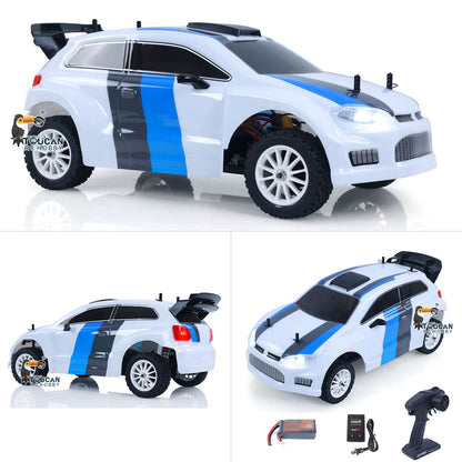 1004 1/10 70KM/H 4*4 Remote Control Rally Car RC Brushless Electric Racing Vehicle Hobbywing 60A ESC 3 Differentials Metal Gears