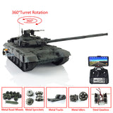 Customized Ver Henglong 1/16 TK7.0 Russian T90 Remote Controlled Ready To Run Tank 3938 W/ 360 Turret Metal Road Wheels FPV