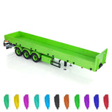 Toucanhobby 3 Axles 1/14 Metal RC Semi Trailer Engineering Vehicle Manual lifting legs for Remote Control Tractor Truck Model
