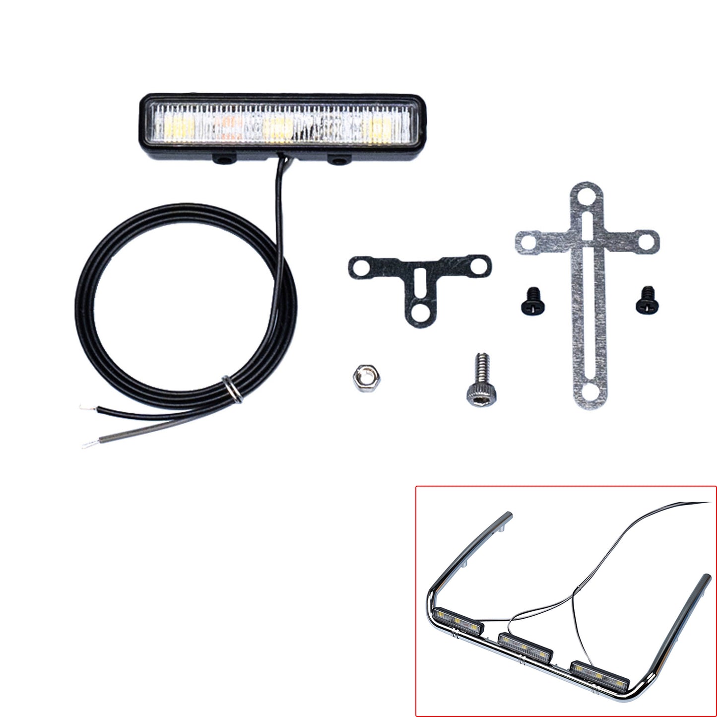2,2 V-3 V LED-Kunststoff-Dachstrahler für DIY TAMIYA 1/14 RC Traktor-LKW-Crawler Geländewagen-Engineering-Fahrzeug-Hydraulikkipper