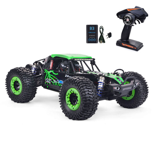 TOUCAN RC HOBBY Alloy Chassis ZD Racing 1/10 DBX 103 AWD Remote Control Off Road Car Wheelie Bar Version Metal Gears Internal Roll Cage RTR