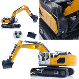 XDRC 1/14 Hydraulic Crawler Excavator 945 Radio Control Digger Construction Vehicle 3-Way Valve Brushless Drive Quick Coupler