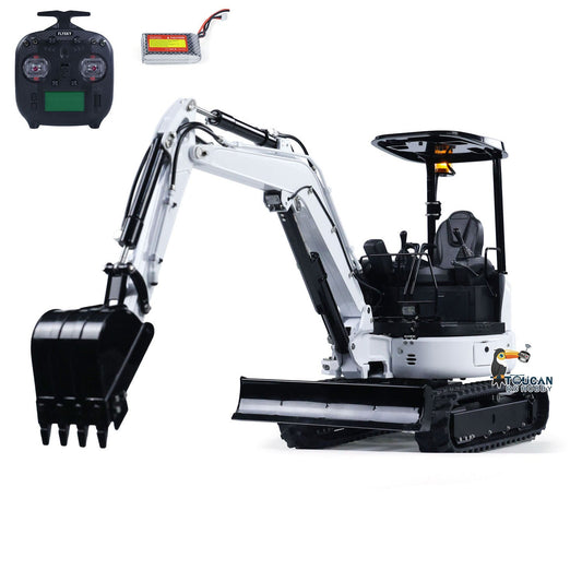 In Stock TOUCAN RC HOBBY LESU PC30 1/14 Metal RC Hydraulic Excavator B0003 RTR 6CH Reversing Valve Mini Digger Brushless Rotary Drive Motor FlySky ST8 Controller Light System