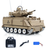 1/16 Tongde Remote Control Tank M2412-A M113A1 MRV Infrared Barrel Recoil Fire Flashing 320 Turret Rotation Metal Drive Gearbox