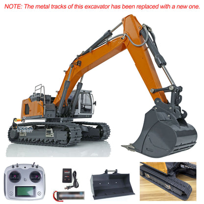 XDRC-BA-945 1/14 Scale Heavy Duty Metal Hydraulic Excavator Complete Set w/FS-i6S & Battery