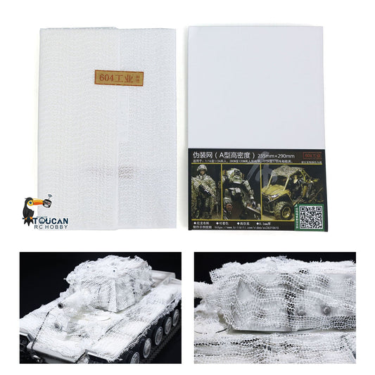 IN Stock Plastic High Density Camouflage Net for HengLong 1/16 3908 RC Tank Tiger I Challenger II Radio Control Military Model Parts