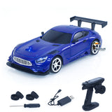RTR LDRC LD4301 1/43 Remote Control 4WD Drift Car 4*4 RC Racing Vehicle Desktop Model Metal Body Shell Quick Release Battery
