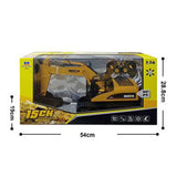 HUINA 1/14 RC Electric Excavator 1535 Remote Control Digger 15CH 2.4G Radio Finished Toy Model Battery Sound Light Effects