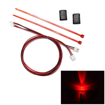 3mm Kunststoff LED-Licht Warnlampe Perle 2,3 V-3 V für DIY TAMIYA 1/14 RC Traktor LKW Lader Crawler Off Road Auto Modell Spielzeug Teil