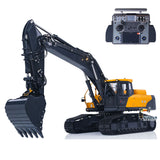 SFROG E400 Pro 1/14 Metal RC Hydraulic Excavator 9CH Valve 3 Pump Brushless Servo Quick Coupler FrSky XE Light Sound for Enthusiasts