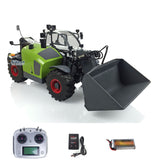 JDM-128 1/14 Metal RC Telescopic Hydraulic Forklift Multifunctional Model 4-Way Vavles Differential Lock 2Axles Steering