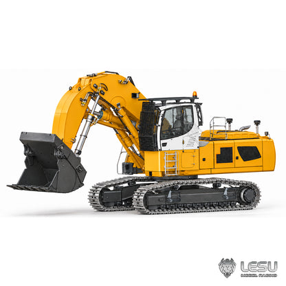 TOUCAN RC HOBBY LESU LR956 1/14 Metal RC Front Shovel Digger Dual Pumps 7CH Valve RC Hydraulic Drive Excavator Brushless Motor Light No Battery