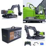 HUINA 1/14 593 Toys Model RC Excavator Car Gift Battery 2.4G Remote Control Digger