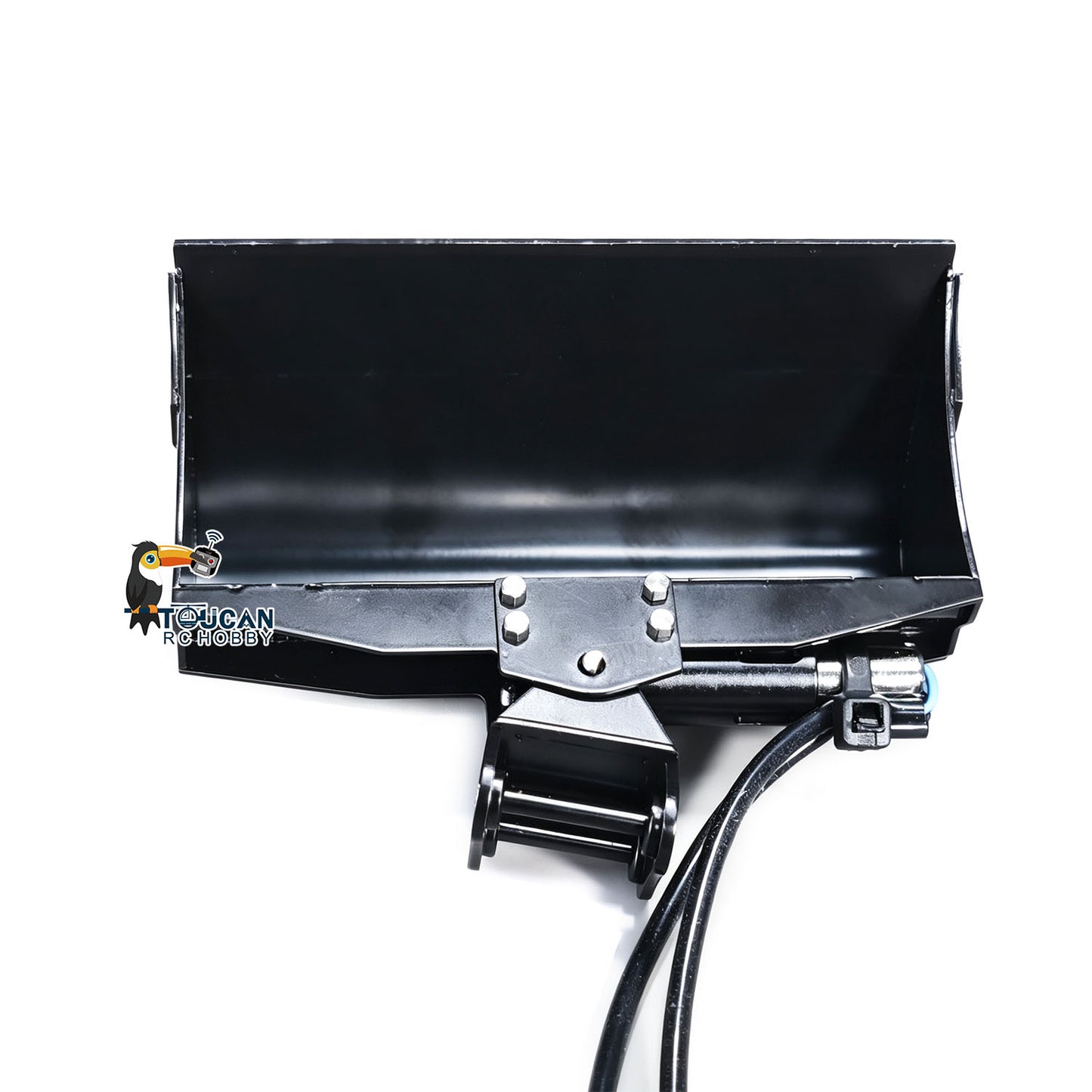 Metall Elektrische Greifer Hammer Reinigung Eimer Power Rammer für 1/14 E20 RC Bagger JXModel Mini Bagger Upgrade Teile