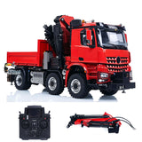 3363 Metal 1/14 2.4GHz Remote Control Tractor Truck Hydraulic Crane Fly Jib Arm 4151 AK 6*6 RC Agriculture Lorry Paladin PL18EV