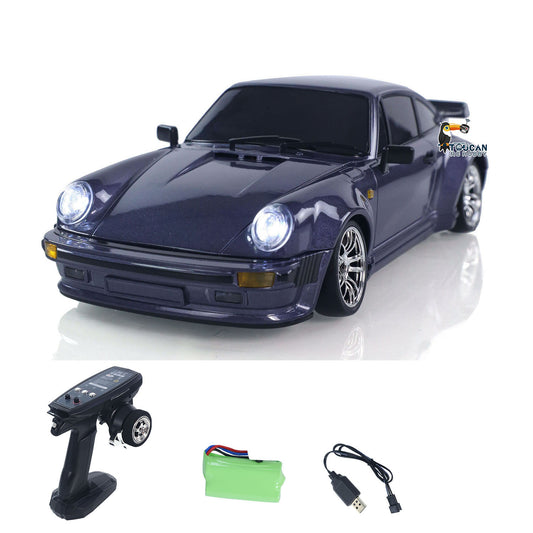LDRC LD1898 1:18 2,4G RC Drift Car 10KM/H 4*2 Funkgesteuerte Rennfahrzeuge 911 Gyroskop Metallantriebswelle Licht RTR Batterie