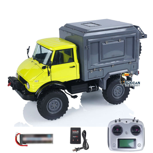 TOUCAN RC HOBBY LESU RAVE-UM406 /10 Metal RC Off-Road Vehicle 2-Speed Transmission Winch Sound Light System Hobbywing QuicRun Fusion SE 1200KV Brushless Motor & ESC