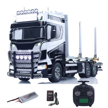 TAMIYA 6x4 1/14 RC Holztransporter SC770S 56360 Ferngesteuertes LKW Auto RTR 3-Gang Fahrzeuge Rauch Licht Sound ST8 Radio Batterie