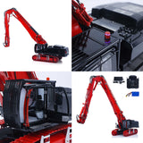 In Stock CUT 1/14 K970-300 Metal RC Hydraulic Excavators Model Remote Control Demolition Machine 5048 Brushless Motor CNC Alloy Chassis