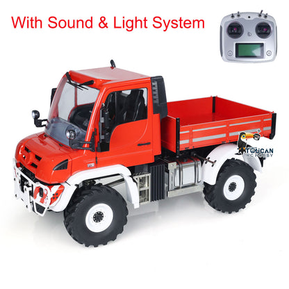 1/10 Metalleimer RC Geländewagen U423 4x4 Fernbedienung Crawler Auto Modell Licht Sound