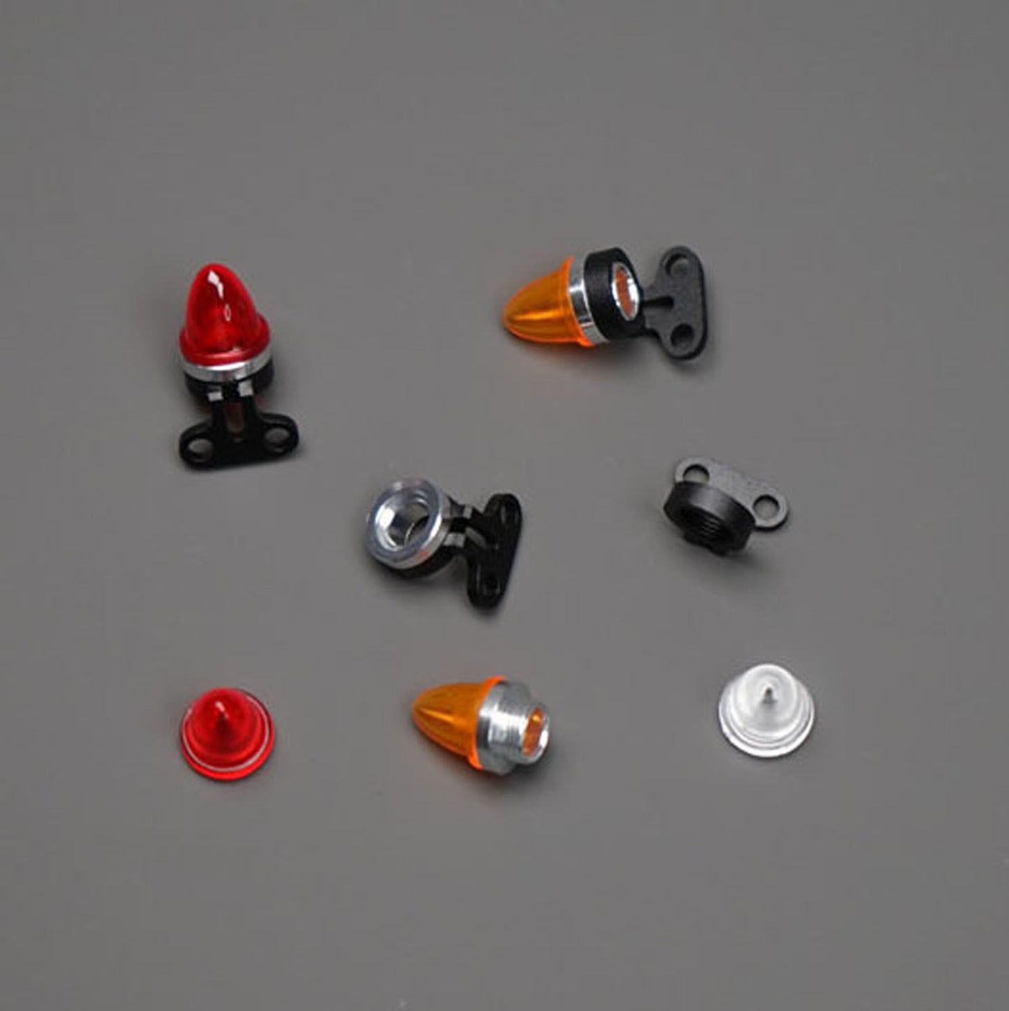 LED-Kunststoff-Markierungsleuchte, 2,2 V-3 V, hintere Begrenzungsleuchte für DIY Tamiya 1/14 RC Traktor-LKW-Modell, Sattelauflieger, Kipper, Autoteile