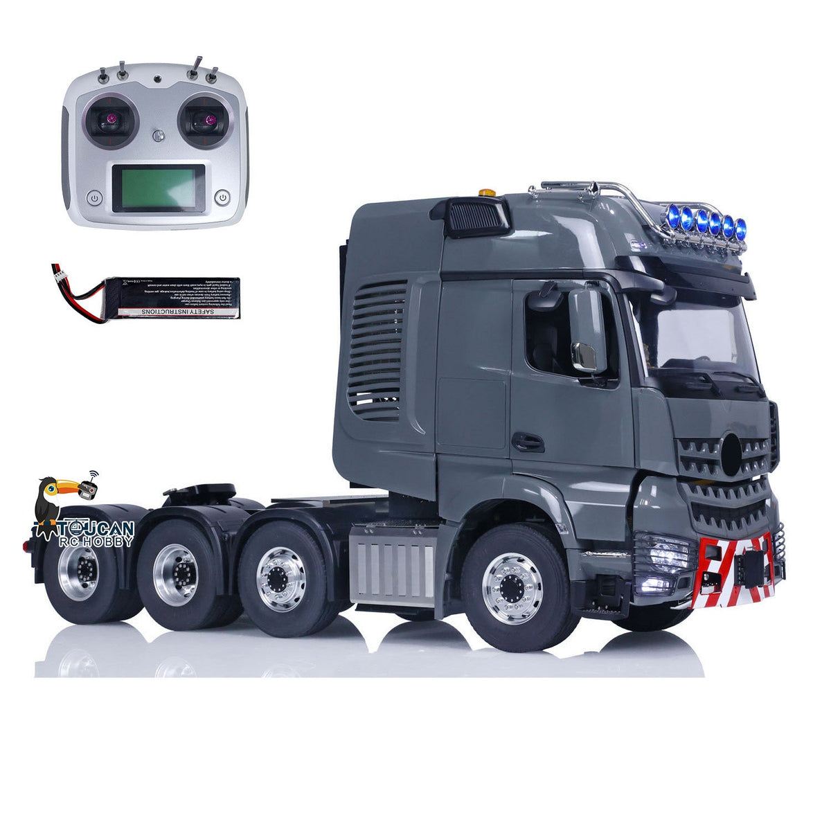 TOUCAN RC HOBBY  1:14 RC Tractor Truck Metal Chassis Remote Control Car Painted Assembled
