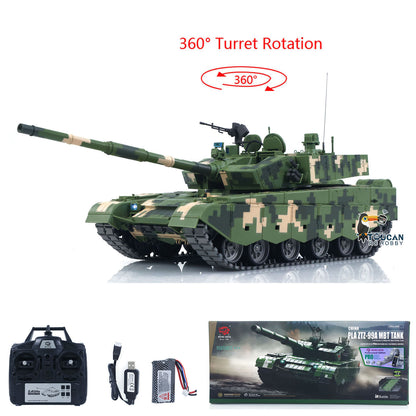 Henglong 1/16 TK7.0 3899A China ZTZ 99A MBT RTR RC Tank Model 360 Degrees Turret Barrel Recoil IR Smoke Metal Tracks Sprockets Idlers Road Wheels